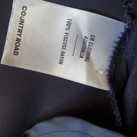 LAST CHANCE:  Country Road Racerback Dark Blue Dress with Pockets Size 10 - Picture 5 of 5